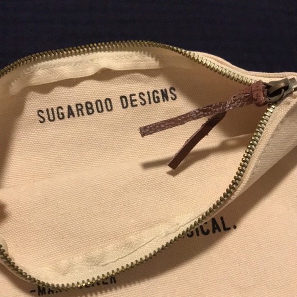 NWOT Sugarboo & Co Whimsical zippered canvas bag - Picture 5 of 7